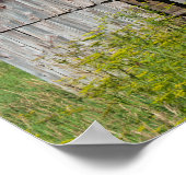 旧壊れた納屋 ポスター (角)