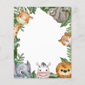 旧妻の物語レトログルーヴィーベイビーシャワーゲーム チラシ (裏面)