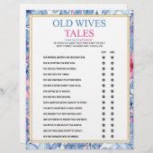 旧妻の物語[フローラ水彩画] レターヘッド (正面/裏面)