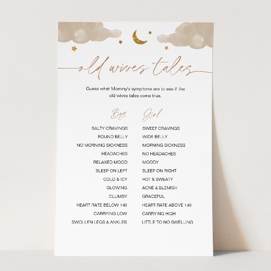 旧妻の物語twinkleスター赤ちゃんシャワーゲーム