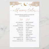 旧妻の物語twinkleスター赤ちゃんシャワーゲーム (正面)