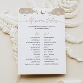 旧妻の物語twinkleスター赤ちゃんシャワーゲーム 招待状