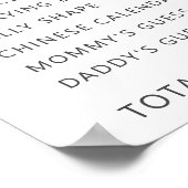 旧妻テイルズピンクブルーハートサイン ポスター (角)