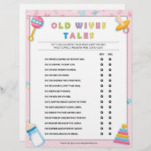 旧妻物語[ベビーの基本ピンク] レターヘッド (正面/裏面)