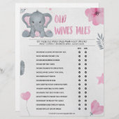 旧妻物語[ベビーゾウ[ピンク] レターヘッド (正面/裏面)