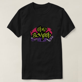 旧学校グラフィティTシャツ Tシャツ