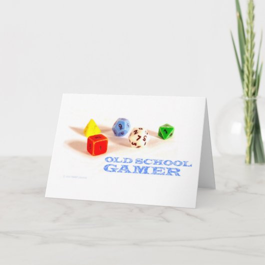 旧学校ゲーマー・カー空白のド カード (正面)