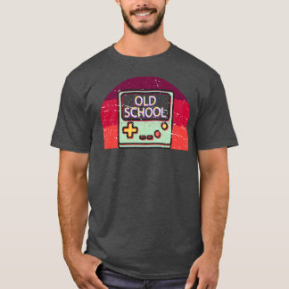 旧学校ゲームレトロ80sビデオゲームヴィンテージGIF Tシャツ