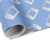 旧学校ハンドヘルド電子ゲーム装置 ラッピングペーパー (ロールコーナー)