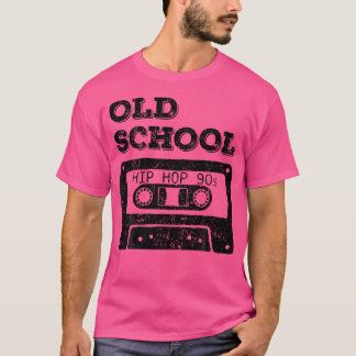 旧学校ヒップホップカセットテープラップの愛好家 Tシャツ
