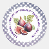 旧学校フィグジャムヴィンテージラベル保存用ラベル ラウンドシール (正面)