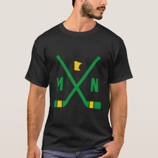 旧学校ミネソタ州ホッケースティック州概要 Tシャツ