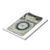 旧学校レトロ8トラックカセットテープ ノートパッド (回転)