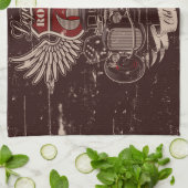 旧学校線66 キッチンタオル (折り畳み)