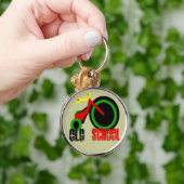 旧学校 – 背景色の変更 キーホルダー (手)