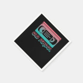 旧学校VHSプレーヤーマシンレコーダークラシックCas スタンダードカクテルナプキン (角)