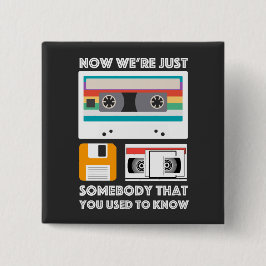 旧学術ガジェット愛好家のための – VHS，カセット 缶バッジ