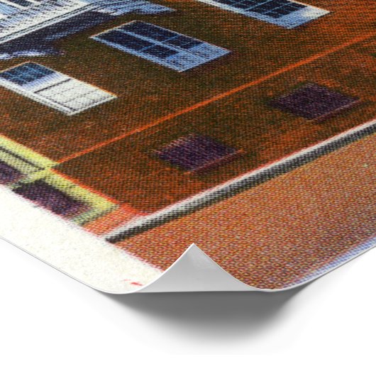 旧州家の外観 ポスター (角)