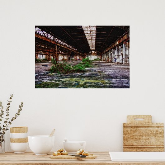 旧工場 ポスター (キッチン)