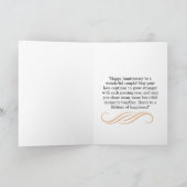 旧巻黒番ゴール25結婚周年 カード (内部)