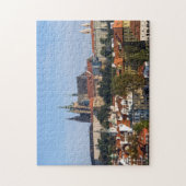 旧市街とプラハ城の眺め、チェコ共和国 ジグソーパズル (縦)