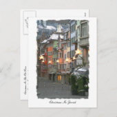 旧市街のクリストマ シーズンポストカード (正面/裏面)