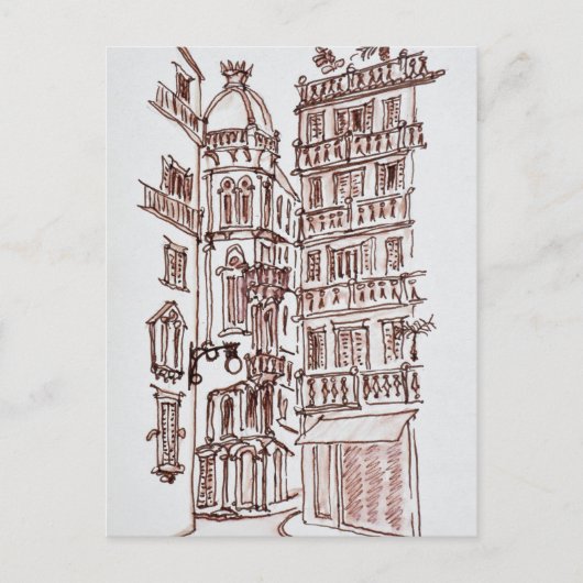 旧市街のマニス広場 |バレンシア，スペイン ポストカード (正面)