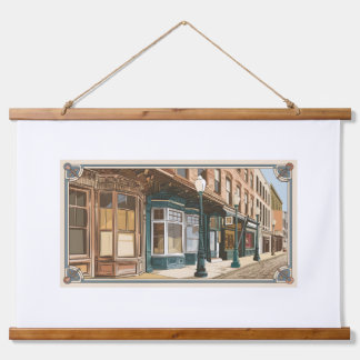 旧市街の木の上に壁のタペストリーのウィスパー 吊り下げ型タペストリー