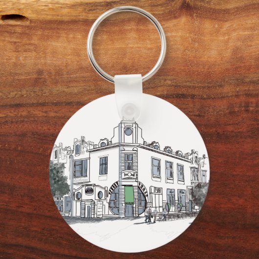 旧市街の通り キーホルダー (正面)