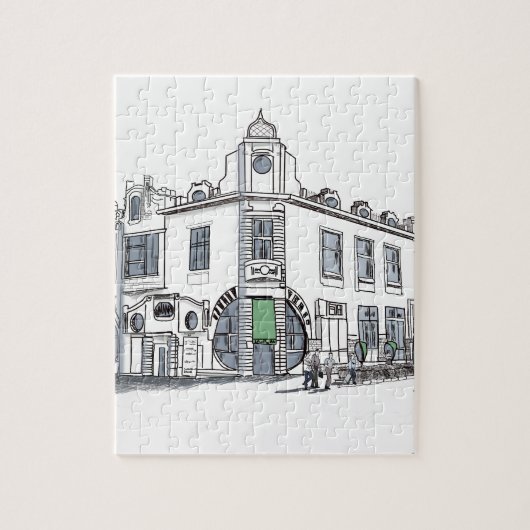 旧市街の通り ジグソーパズル (縦)