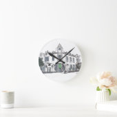 旧市街の通り ラウンド壁時計 (ホーム)