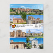 旧市街アビラと室外の教会 ポストカード (正面)