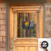 旧市街エルサレム窓ガラス貼り付け ウィンドウサイン (ホームデコレーション)