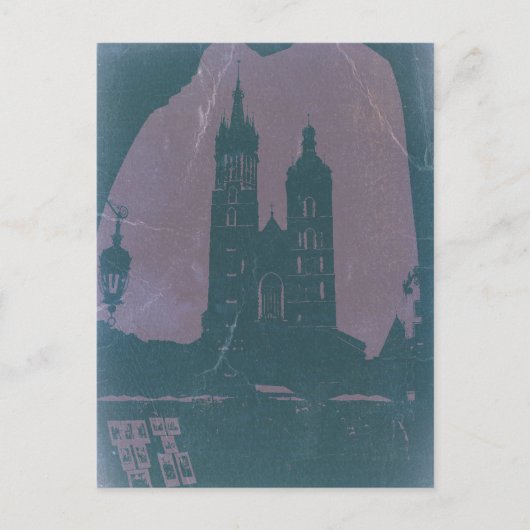 旧市街クラクフポーランド ポストカード (正面)