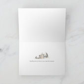 旧市街クリスマスフォトグリーティングカード シーズンカード (内部)