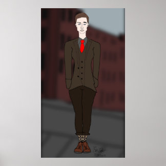 旧市街バッチのポスターアート ポスター