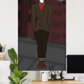 旧市街バッチのポスターアート ポスター (ホームオフィス)