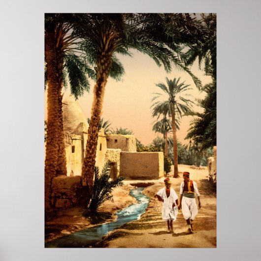 旧市街ビスクラ・アルジェリアの通り ポスター (正面)