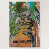 旧市街プエルトリコ。クリスマスグリーティングジグソーP ジグソーパズル (縦)