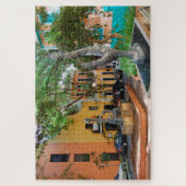 旧市街プエルトリコ。クリスマスグリーティングジグソーP ジグソーパズル (縦)