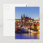 旧市街プラハ。チェコ ポストカード (正面/裏面)