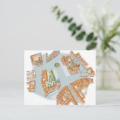 旧市街広場。プラハチェコ ポストカード (スタンド正面)