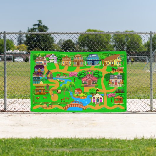 旧市街路2 1/2' x 4' 横断幕 (インサイチュ)