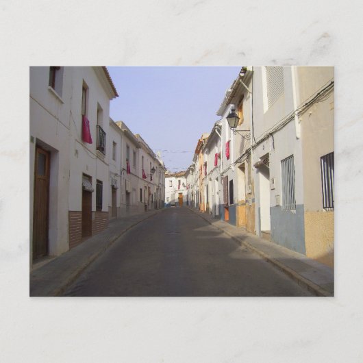 旧市街通り。スペイン. ポストカード (正面)