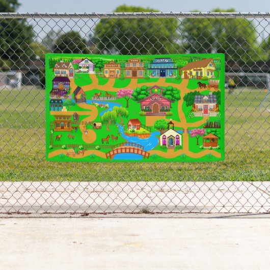 旧市街遊3 x 5バナー 横断幕 (インサイチュ)