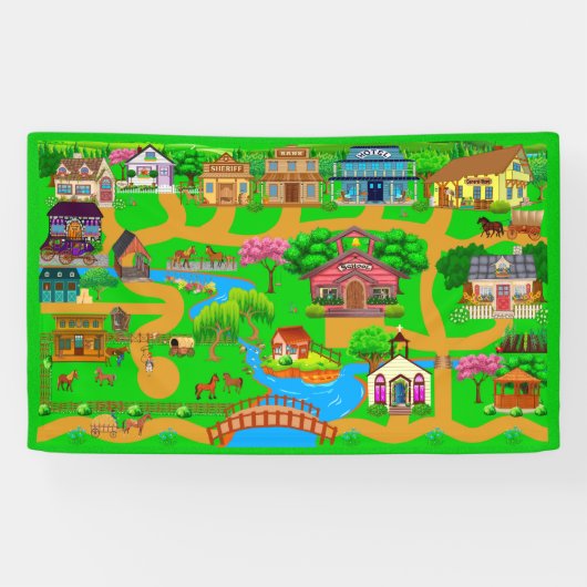 旧市街遊3 x 5バナー 横断幕 (横)