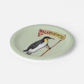 旧市街鳥類絶滅ペンギン ペーパープレート (アングル)