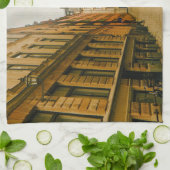 旧市街，ガムラスタン，ストックホルム，スウェーデン キッチンタオル (折り畳み)