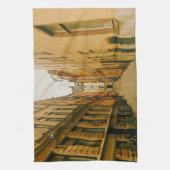 旧市街，ガムラスタン，ストックホルム，スウェーデン キッチンタオル (縦)