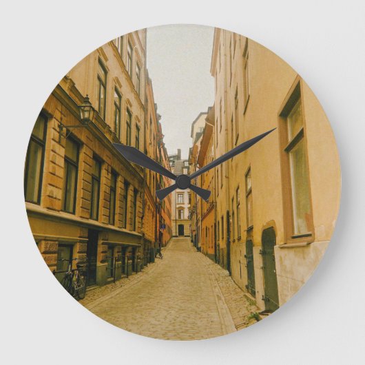 旧市街，ガムラスタン，ストックホルム，スウェーデン ラージ壁時計 (正面)